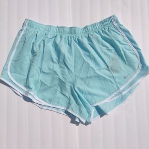 Nike Tempo Running Shorts 1X Womens Blue White Training